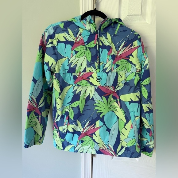 Vineyard Vines Other - Vineyard Vines Maritime Blue Anorak Spring summer jacket Boys size 16 Large NWT